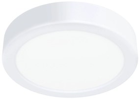 EGLO LED stropné stmievateľné osvetlenie FUEVA 5, 11W, teplá biela, 16cm, okrúhle, biele