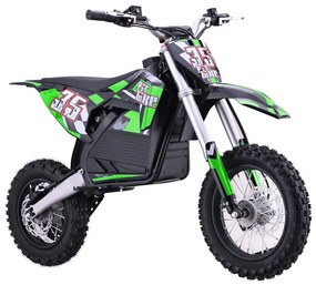 Elektrický detský PIT BIKE s batériovým motorom - zelený