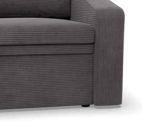 Kreslo ORBIT Poso rozkladacie, tmavosivé