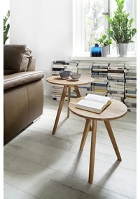 Sada 2 ks konferenčných stolíkov VEYLOR, dub