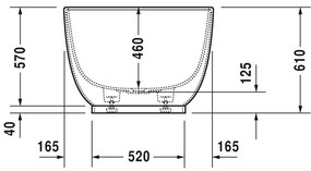 Duravit Luv - vaňa voľne stojaca 180x85 cm s panelom a podstavcom 700434000000000