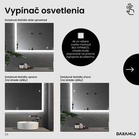 Zrkadlo s LED osvetlením F5