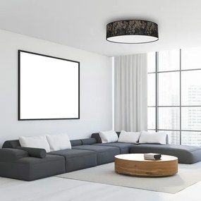 Stropné svietidlo SATINO 3xE27/60W/230V čierna/zlatá