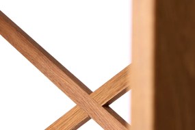 Dizajnový regál Walworth 124 cm prírodný dub