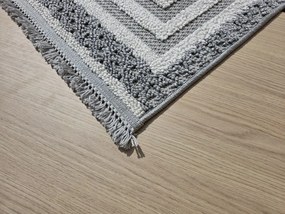 DC Koberec Milano 090 sivá krémová Rozmer: 80×200 cm