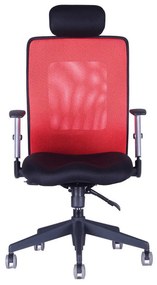 Kancelárska stolička na kolieskach Office Pro CALYPSO XL SP4 – s podrúčkami a podhlavníkom Čierna 1111