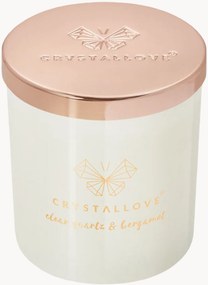 Sójová sviečka Clear Quartz (Bergamot Crystallove)