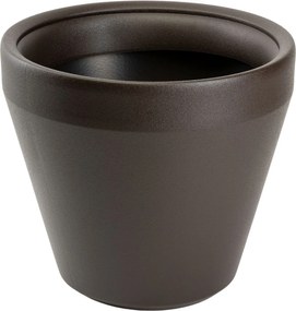 Plastový květináč Purea 49,4x55,4 cm mokka hnědý