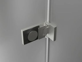 Mexen Lunar-F Duo, skladací sprchový kút 95 x 90 cm, 6mm číre sklo, oceľový profil, 836-095L-090P-97-00