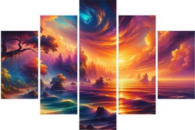 Obraz - Magický svet (150x105 cm)