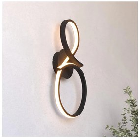 Eglo 901268 - LED Nástenné svietidlo SERPINS LED/11,4W/230V 3000K čierna