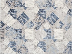 TA Koberec E464A SVETLO SIVÁ/TMAVOMODRÁ ASTHANE