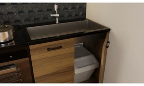 Kuchynská linka JUNE 180 cm dub