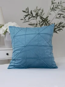 Obliečka na vankúšik mikroplyš 45 × 45 cm - Gama petrolejová