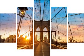 Obraz - Brooklynský most, Manhattan, New York (150x105 cm)