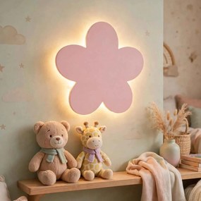 Detské nástenné svetlo kvet, LED nočné svetlo | KVID: Biela 4802-115410 LED0594