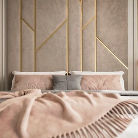 MANŽELSKÁ ČALÚNENÁ POSTEĽ NATHALIE 180x200 PANELOVÉ ČELO JASMINE 22