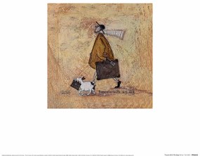 Umelecká tlač Sam Toft - Travels With The Dog, (30 x 30 cm)