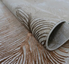 Koberec Allianz 6304 BEIGE – béžový vzorovaný obdĺžnik Rozmer: 80x150 cm