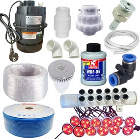 Aeromasážny set vzduchovej masáže Jacuzi Bali 700W 24 trysiek vrátane 12LED