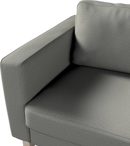 Poťah na sedačku Karlstad (nerozkladací, 3-miestny, krátky) farba produktu sivá látka zapletaná