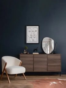 LED stmievateľná čierna stolná lampa Intec