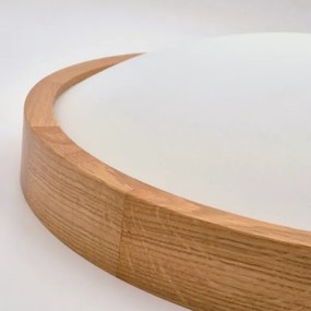 Brilagi-LED RGBW stmievateľné stropné svietidlo CARVALHO SLIM 3xE27/15W/230V Wi-Fi dub pr. 47