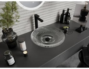 Mexen Heba, sklenené umývadlo na dosku 45 x 45 cm, číra, 24064500