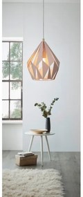 EGLO 49024 - Luster na lanku CARLTON-P 1xE27/60W/230V