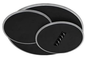 LED Stmievateľné stropné svietidlo LED/90W/230V 3000-6500K čierna +diaľkové ovládanie