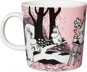 Hrnček Moomin Love 0,3l, ružový / 30. výročie, darčekový box