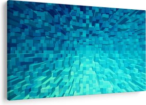 Obraz - abstraktné kocky (90x60 cm)