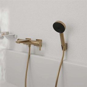 HANSGROHE Pulsify Select S ručná sprcha 3jet Relaxation, priemer 105 mm, kartáčovaný bronz, 24110140