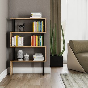 Könyvespolc Ceylan - Walnut