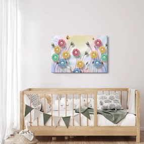 Obraz - Farebná lúka (90x60 cm)