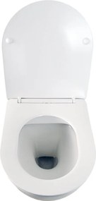 Hydroland Závesná WC misa so SoftClose sedadlom Karat, biela