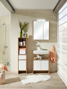 XXXLutz SKRINKA POD UMÝVADLO, farba duba Xora - Kúpeľňové skrinky - 001977025202