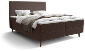 Jednolôžková posteľ 120 cm Napoli Comfort (hnedá) (s roštom, s úl. priestorom). Vlastná spoľahlivá doprava až k Vám domov. 1082514