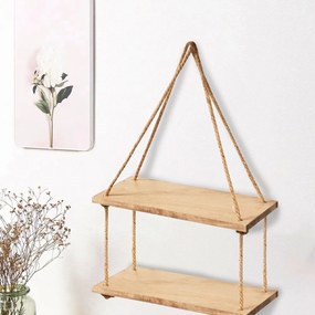Tutumi Tutumi, nástenná polička 50x15 cm 322121, borovicové drevo, HOM-06808