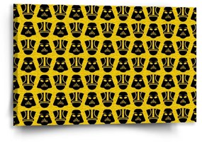 Sablio Obraz Star Wars Stormtrooperi Pattern na žltej - 60x40 cm