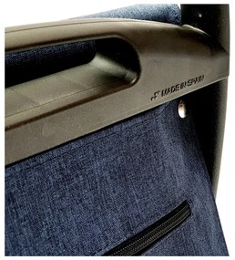 Nákupná taška na kolieskach 53 l Com Tweed Polar Black Tube – Rolser