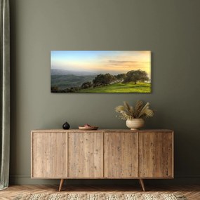 Obraz - Výhľad z kopca (120x50 cm)