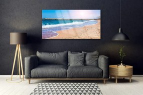 Obraz na akrylátovom skle Oceán pláž príroda 120x60 cm