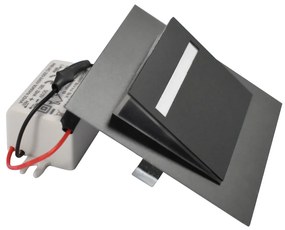 Schodiskové LED svietidlo Fero, 1x LED 0,6w, 4000k, b