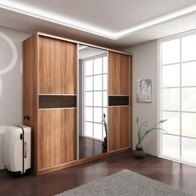 Šatníková skriňa Prestwood 240 C (so zrkadlom). Vlastná spoľahlivá doprava až k Vám domov. 746622
