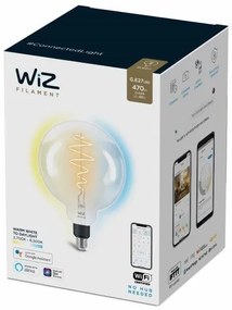 Philips WiZ Tunable white 8718699786731 LED žiarovka Filament Globe E27 6,5W/470lm G200 2700-6500K
