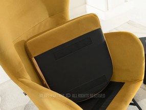 Relaxačné kreslo Nestlase (čierna). Akcia -28%. Vlastná spoľahlivá doprava až k Vám domov. 1136223