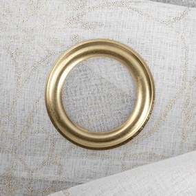 ZÁCLONA NA KRÚŽKOCH ANITA 140X250 CM BIELA