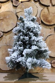 Zasnežený umelý vianočný stromček 68cm