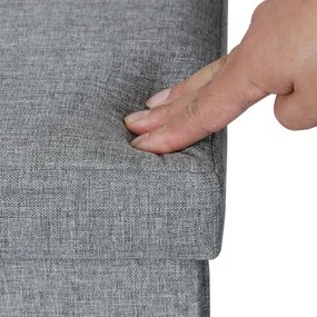 Lavica SULTAN svetlosivá